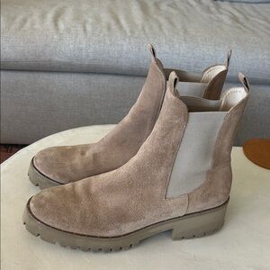 Freda Salvador BROOKE RAIN RESISTANT BOOT - 9 / Mink Suede Water Resistant